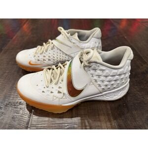 Size 8- Nike Force Zoom‎ Trout 6 Turf White Magma Orange 2020 Spring Training